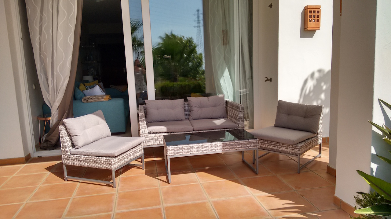 Terrace area with outdoor furniture