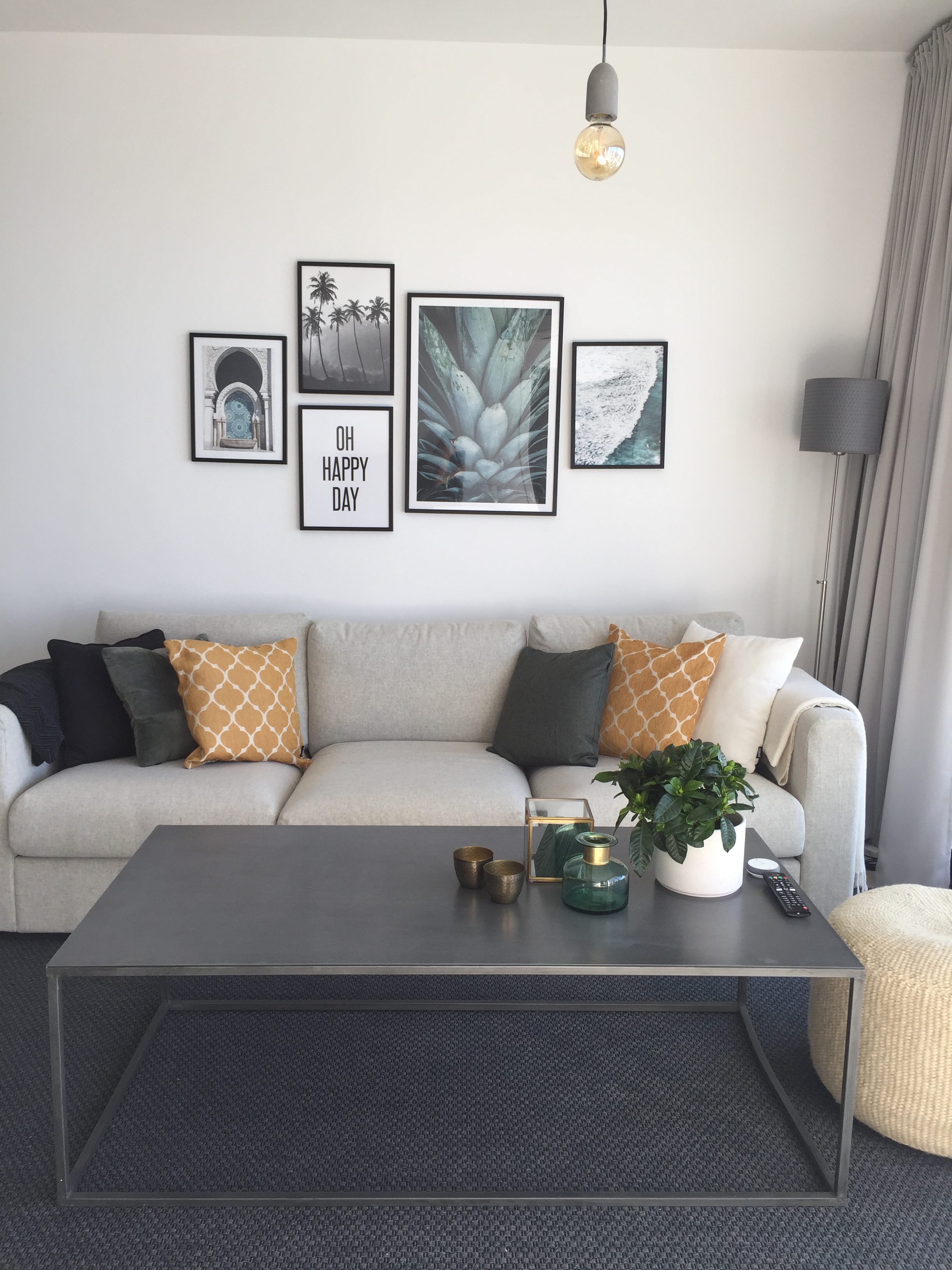 Luxury Penthouse Apartment in Estepona Casa de Gran Vista. Image shows large sofa